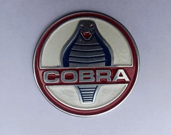 Vintage Shelby cobra badge rear 5cm/50mm Emblem Placca Plakette LG270
