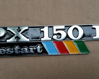 Size Panel Cover Cowl Badge Emblem For Vespa PX 150E Electstart Placca Plakette LG379