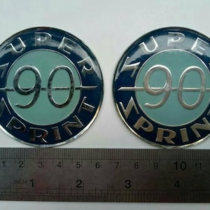 Vintage Vespa Super sprint Emblem Badge Vespa Tank SS90 Resin LG377