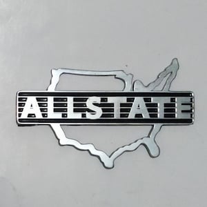 Vintage Emblem Vespa Scooter 125 150 Vespa ALLSTATE Badge Decal Placca Plakette LG269