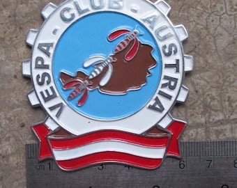 BRITISH LAMBRETTA Clubbadge legshield Vigano ulma Gp VESPA austria Emblem Placca Plakette LG119