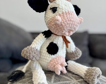 Crochet Pattern Amigurumi Cow PDF German | Crochet Stuffed Animal DIY | Crochet Pattern Gift Idea | Instructions for Advanced Beginners