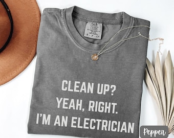Grappig shirt voor elektricien, cadeau voor elektricien