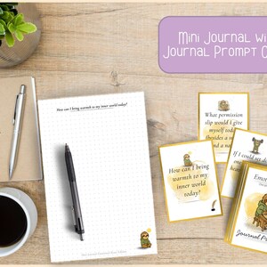 Ideas para el diario de Stewy para días tiernos: minidiario digital + 24 tarjetas con ideas / Apoyo emocional y autocuidado para la ansiedad o la sobrecarga