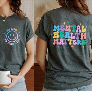 Be Kind To Your Mind Shirt, Mental Health Matters Shirt, Smiley Face Tee, Positivity Shirt, Mental Health Tee, Anxiety Shirt,Positive Quotes