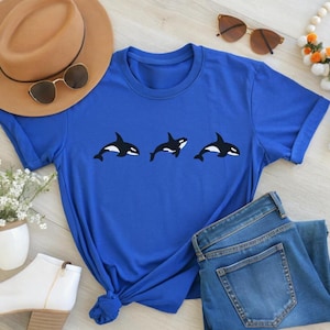 Orca Whale Shirt, Orca Lovers Shirt, Orca Shirt, Retro Ocean Shirt, Killer Whale Shirt, Ocean Whale Orca Gift, Vintage Whale Shirt, Orca Tee