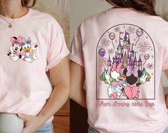 Maglietta delle migliori amiche di Minnie e Daisy, maglietta delle migliori amiche Disney, maglietta estiva Disney, maglietta del viaggio per ragazze Disney, maglietta del viaggio a Disney World, regalo Disney
