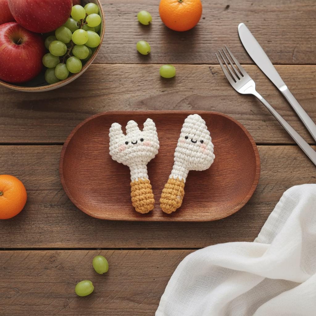 Silverware Set Crochet PDF Pattern