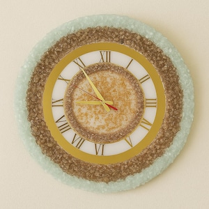 Handcrafted Resin Art Wall Clock