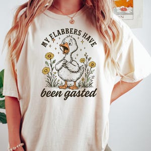 Flabbersgasted Shirt, My Flabbers Have Been Gasted Shirt, Funny Goose Shirt, Goose Lover Gift, Snarky Shirt, Funny Humor Tee