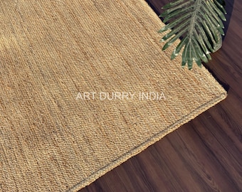handwoven jute rug, handmade jute rug, area jute rug, living room rug, bedroom rug, entryway rug, hallway rug, kitchen rug, sustainable rug