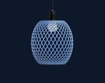 Lattica Pendant Chandelier – 3D Printable Modern Light Shade STL File | E26 E27 LED Lamp Cover | Special Promotional Price | Home Decor