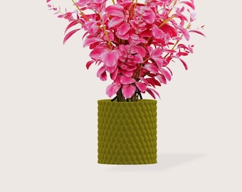 Customizable 3D Printed Flower Pot | Modern Home Decor