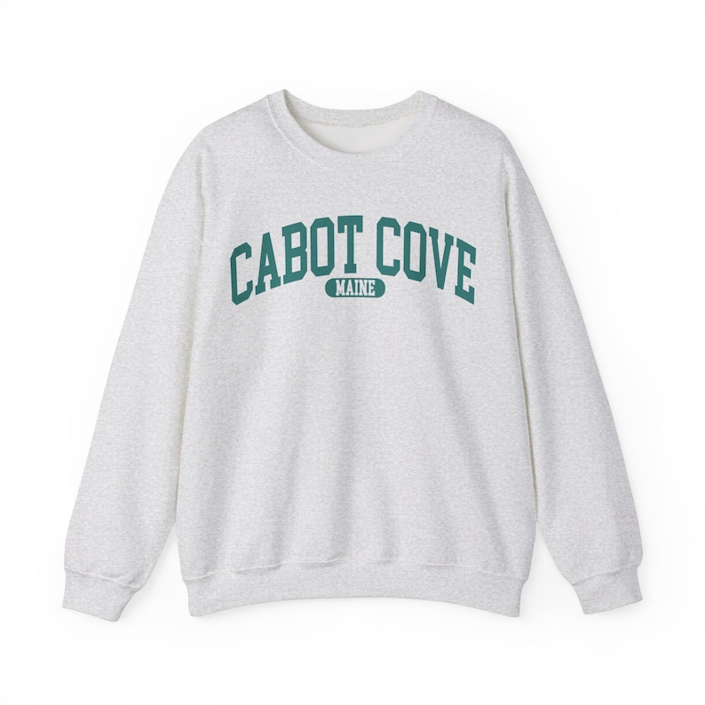 Murder She Wrote Sweater | Cabot Cove | Maine | Fan | Fictional | Gift | Unviersity | School Ash