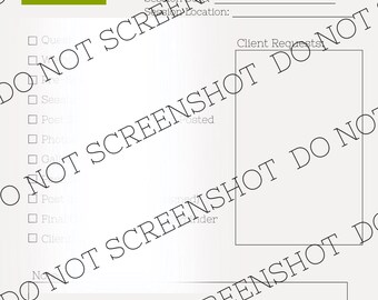 Liste de contrôle du flux de travail du client en photographie