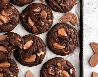 Receta de galletas de chocolate y naranja / PDF imprimible / Descarga instantánea