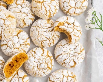 Receta de galletas de calabaza arrugadas / PDF imprimible / Descarga instantánea