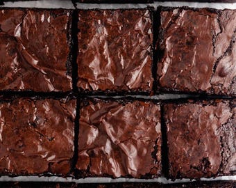 Fudgy Brownies Recipe | Printable PDF | Instant Download