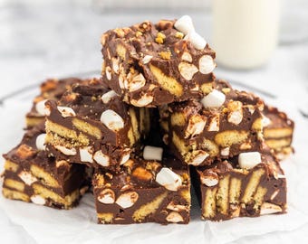 Receta de Rocky Road / PDF imprimible / Descarga instantánea