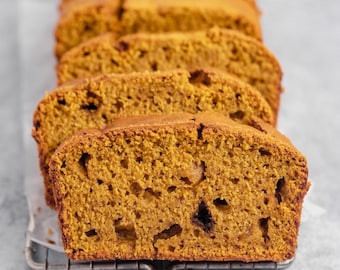 Receta de pan de calabaza / PDF imprimible / Descarga instantánea