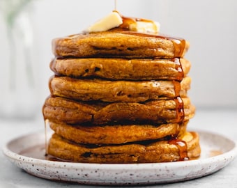 Receta de panqueques de calabaza / PDF imprimible / Descarga instantánea