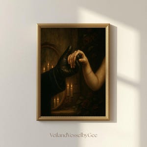 Phantom of the Opera Print, Take My Hand Poster, Dark Romance Wall Art (Digital Download)