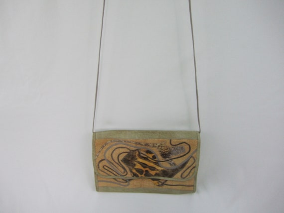 Snake Skin Purse~Vintage~Carlos Falchi~Crossbody~E