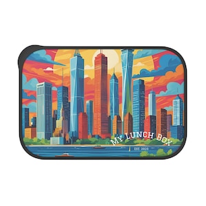 Elegante lonchera bento para el almuerzo, My Lunch Box, contenedor para el almuerzo, almacenamiento de alimentos, preparación de comidas ecológica, regalo perfecto para los amantes de la comida.