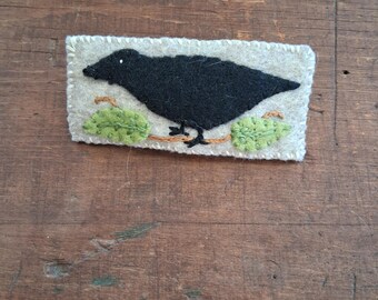 handmade raven hair clip