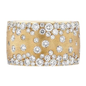 Flush Set Rundschliff Diamant Band, CZ Diamant Zigarre Band, Cocktail breite Band, Hochzeit Verlobungs Band, Vorschlag Band, 925 Silber Band