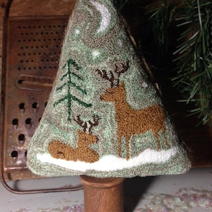 Punch Needle Pattern Moonlight & Deer