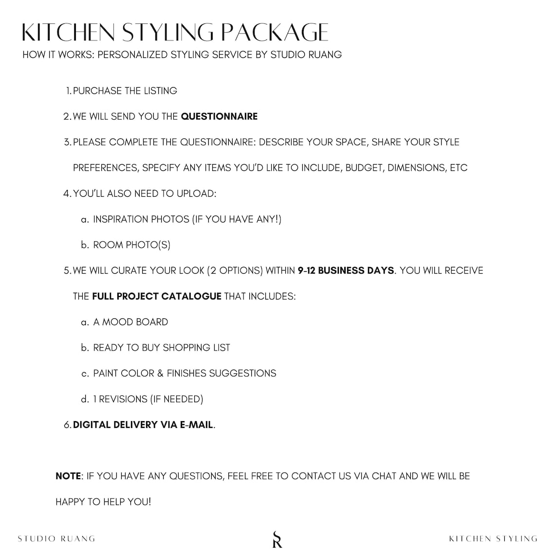 Custom Kitchen Styling Package: Mood Board & Styling Guide (digital PDF ...