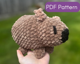 Crochet Wombat PDF Pattern | Downloadable Crochet Pattern | Cute Crochet Pattern | PDF ONLY