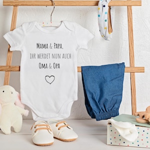 Rompers to announce pregnancy, announce baby, gift for grandparents