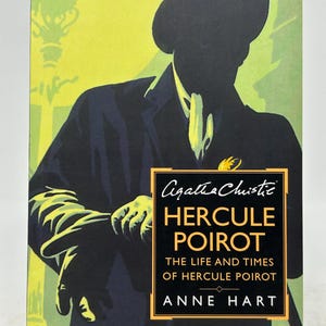 Hercule Poirot by Agatha Christie paperback mystery book