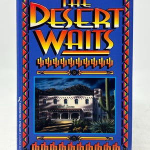 The Desert Waits SIGNED by Margaret Falk vintage paperback mystery 1996