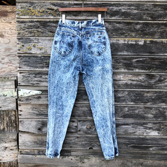 vintage acid wash jeans