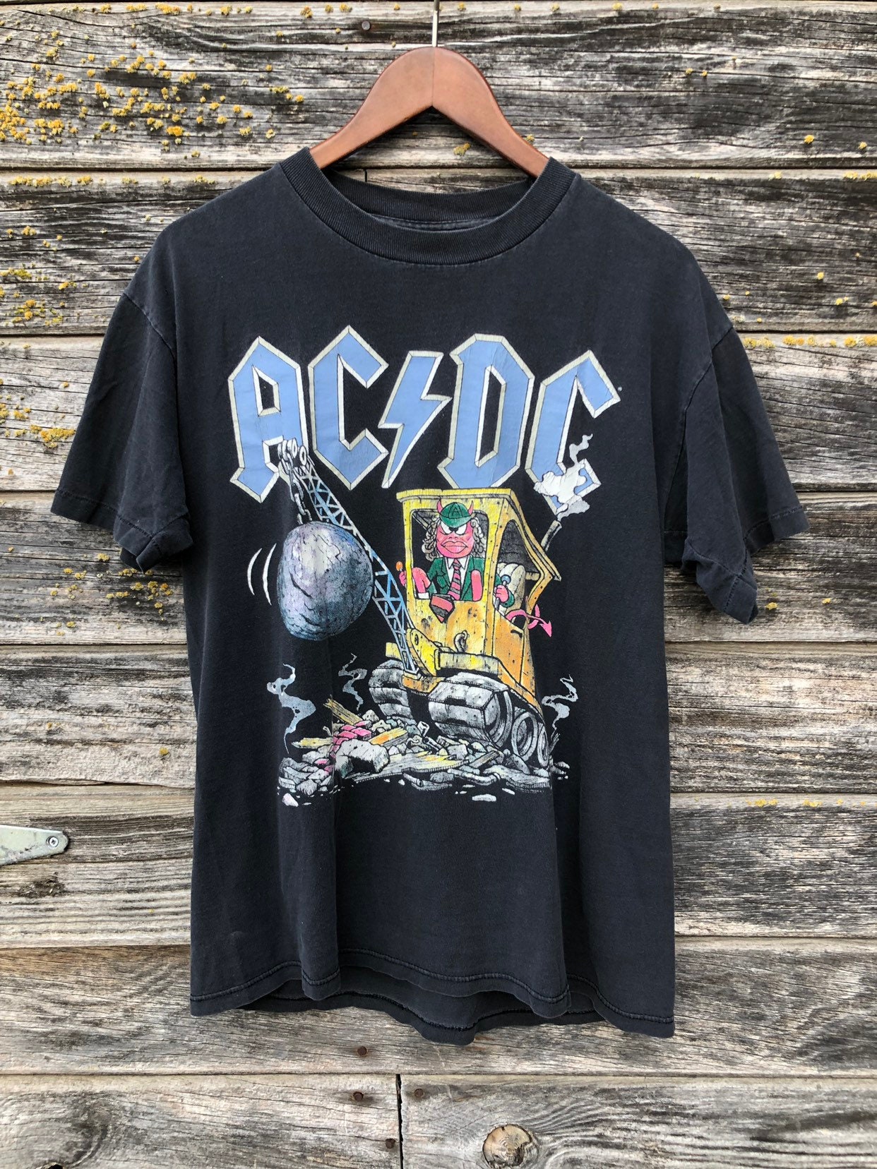 Vintage AC/DC ballbreaker t-shirt 1995 90s hard rock band | Etsy