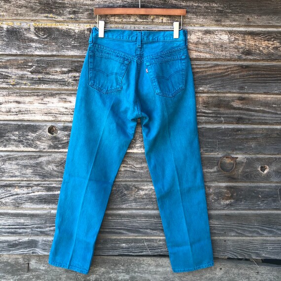 turquoise levis 501