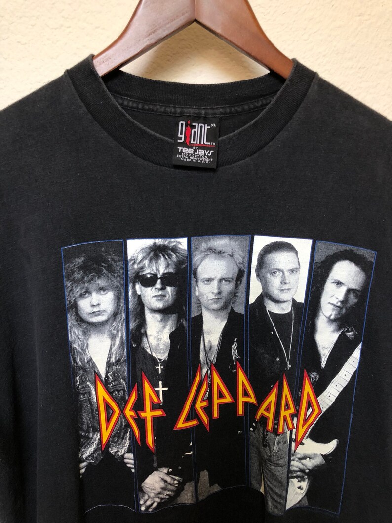 Vintage Def Leppard T-shirt Adrenalize tour concert tee 1992 | Etsy
