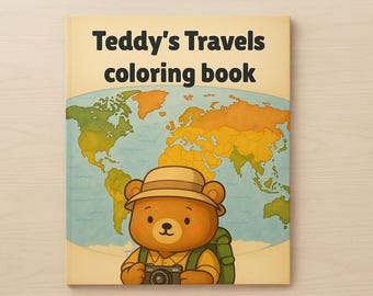 Kolorowanka „Podróże Teddy’ego”!