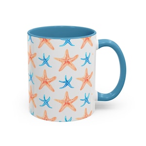 Stylish Starfish Coffee Mug | Beach Decor, Ocean Lover Gift, Nautical Kitchenware, Summer Vibes, Unique Drinkware