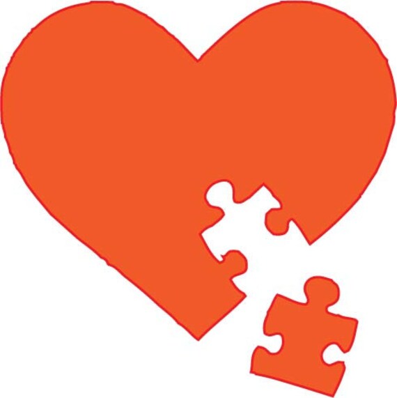 puzzle Vinyl 5 Decals Autism Awareness Child Love