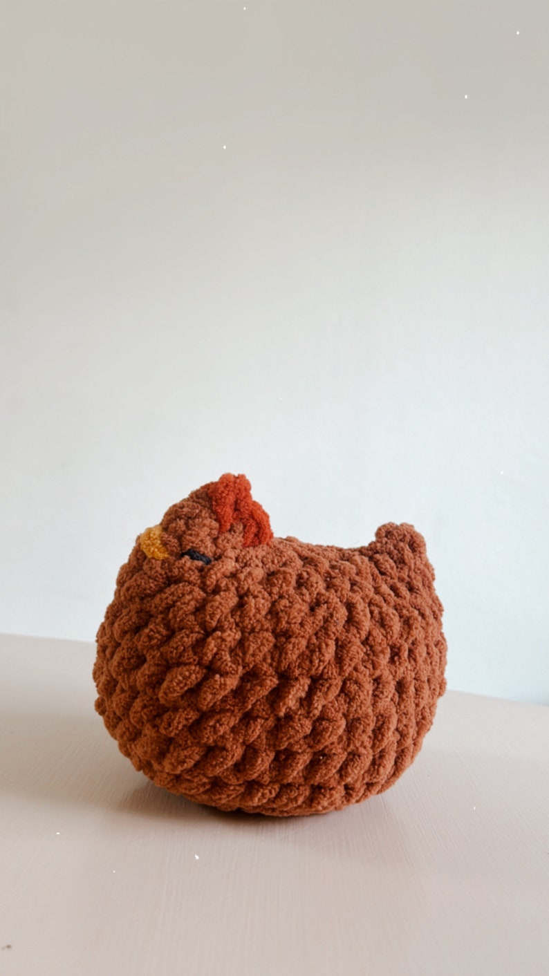 Mabel the Hen, farmyard snuggler, plushie toy image 3