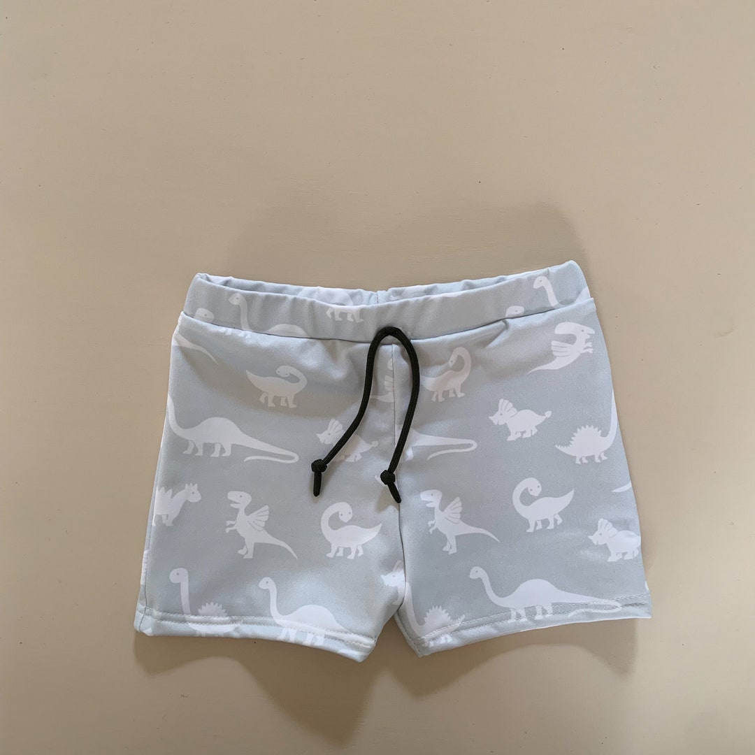Dino Swim Briefs for Baby and Toddler Boardies Shorties Swim Shorts Boy