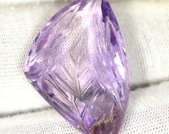Talla de ametrina natural de 24,60 quilates, piedra preciosa de fusión elegante (26 x 17 x 8 mm)