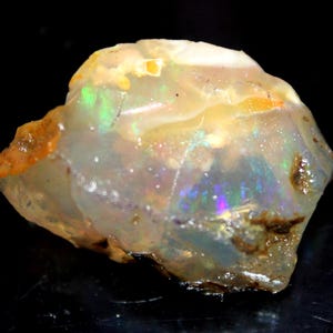 66.30 Carats! Opal Rough, Natural Ethiopian Oil Opal, Specimen Crystal Opal, Welo Fire Flashy Fire Opal Making For Jewelry Opal Rough Gems,