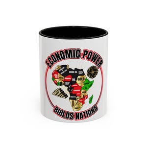 Empowering Africa Coffee Mug - Economic Power Builds Nations, Gift for Social Activists, Office Decor, Motivational Mug, Eco-Friendly [...]