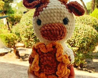 Crochet Sunflower cow | Sunflower Doll | Cow Plushie | Sunflowers