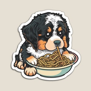 Berner Sennenhund Malerei Vinyl Aufkleber, wasserdicht für Wasserflaschen, Scrapbook, Journals, Laptop, Karten